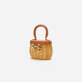Rattan Bow Basket Bag