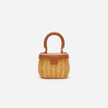 Rattan Bow Basket Bag
