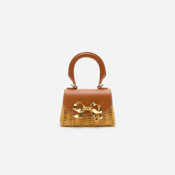Rattan Micro Bow Bag