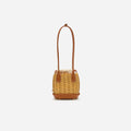 Rattan Charm Shoulder Bag
