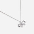 Micro Crystal Bow Necklace