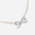Pearl Bow Necklace