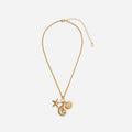 Gold Multi Charm Necklace