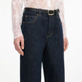 Indigo Straight Leg Jeans