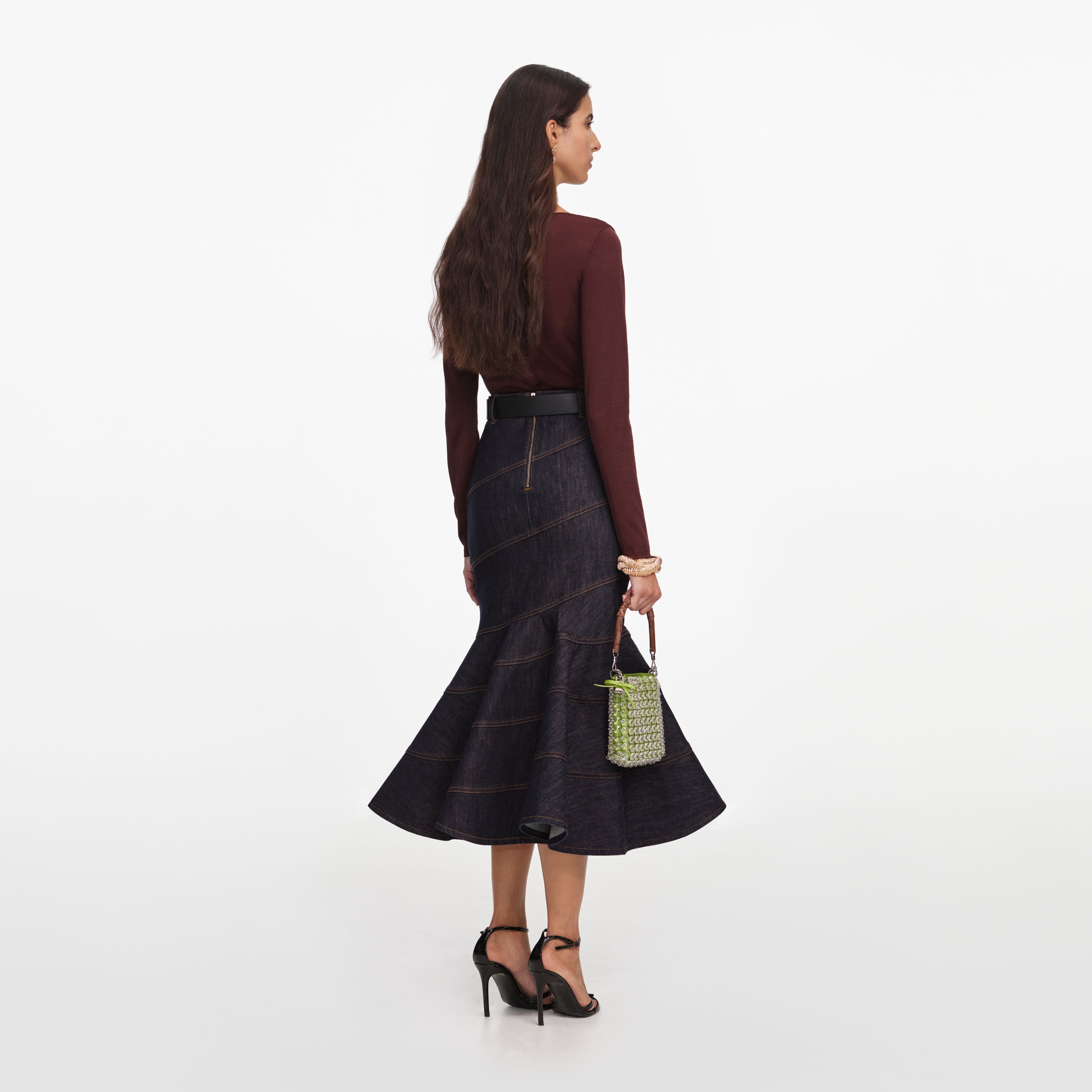 Denim Skirts | Mini, Midi, Maxi – self-portrait-US