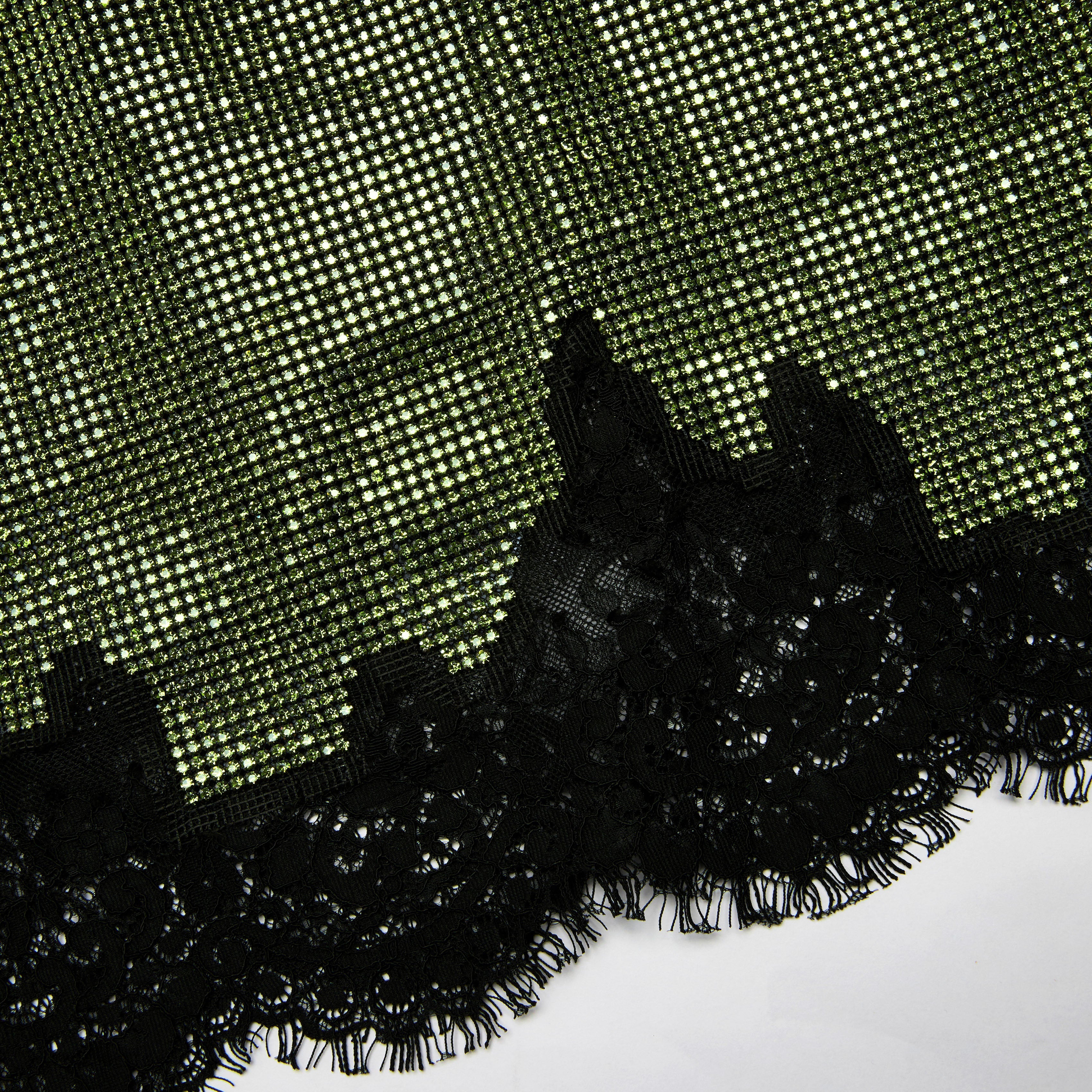 Green Crystal Chainmail Top