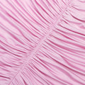 Pink Jersey Gathered Maxi Dress