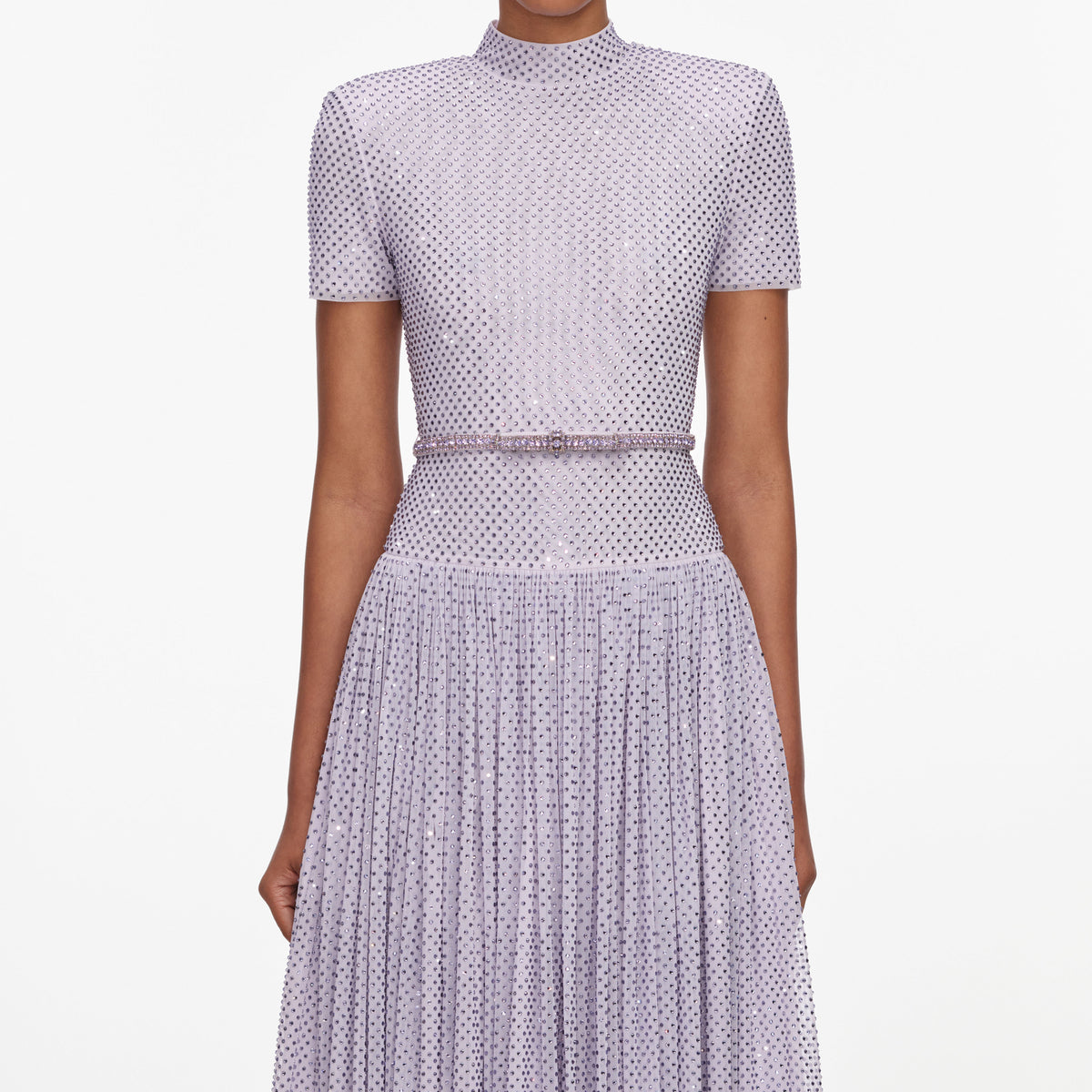 self portrait lilac sequin dress Self Portrait Lilac sequin mini dress - Pink