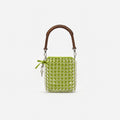 Green Crystal Chain Mini Tote Bag