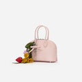 Embossed Leather Pink Mini Bag