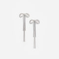 Double Crystal Bow Earrings
