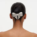 Crystal Embellished Bow Hairclip