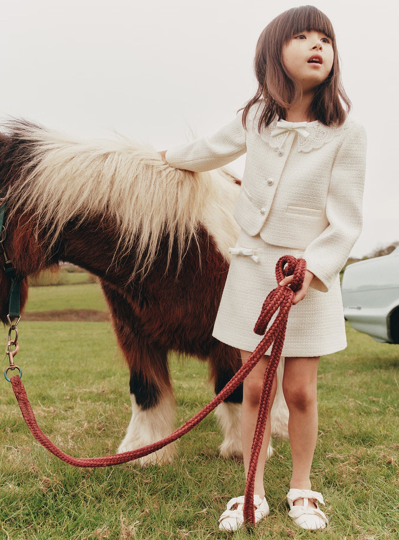 Cream Boucle Jacket