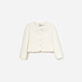 Cream Boucle Jacket