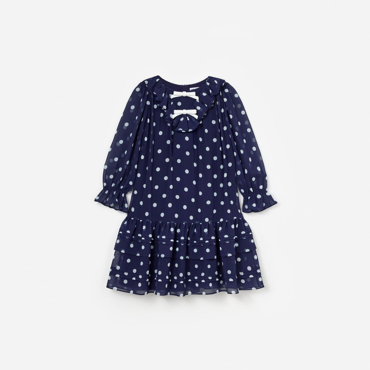 navy blue polka dot dress h&m Dress, Divided H&M, Dark blue, white polka dots dress, size 4
