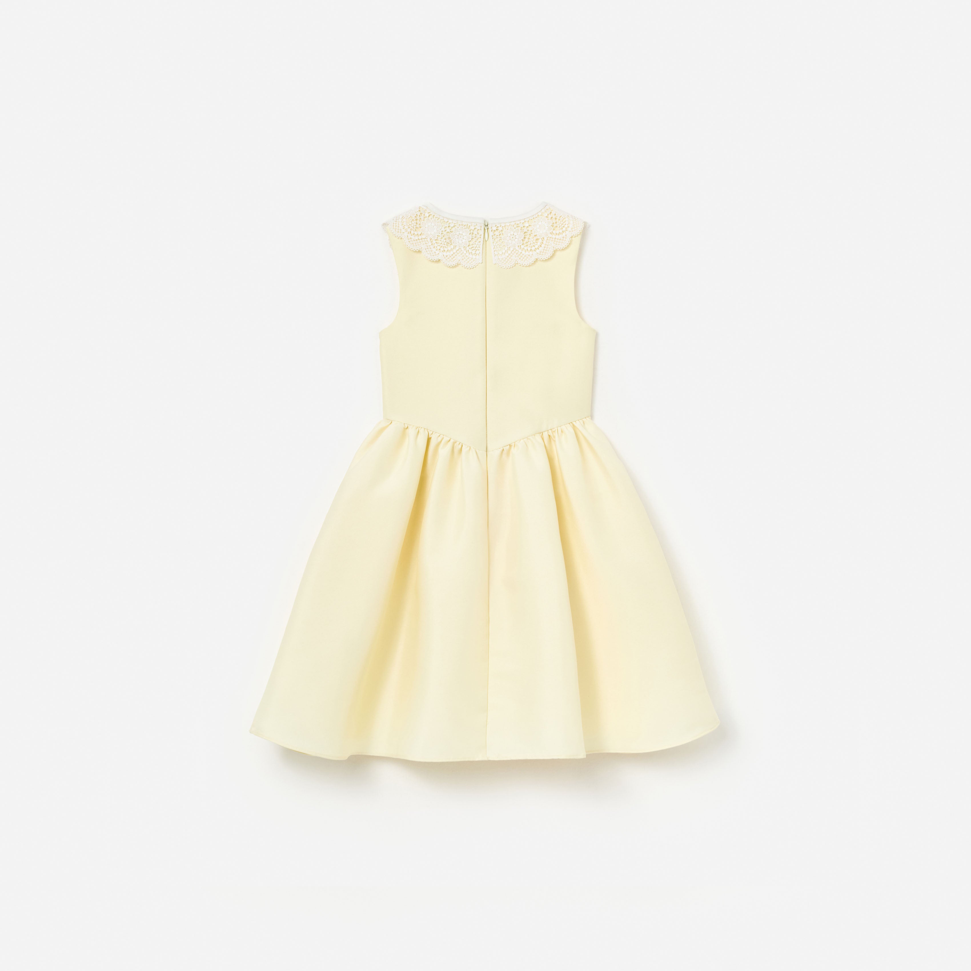 Yellow Taffeta Lace Dress – self-portrait-US