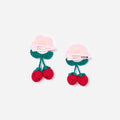 Crochet Flower & Strawberry Hairclips