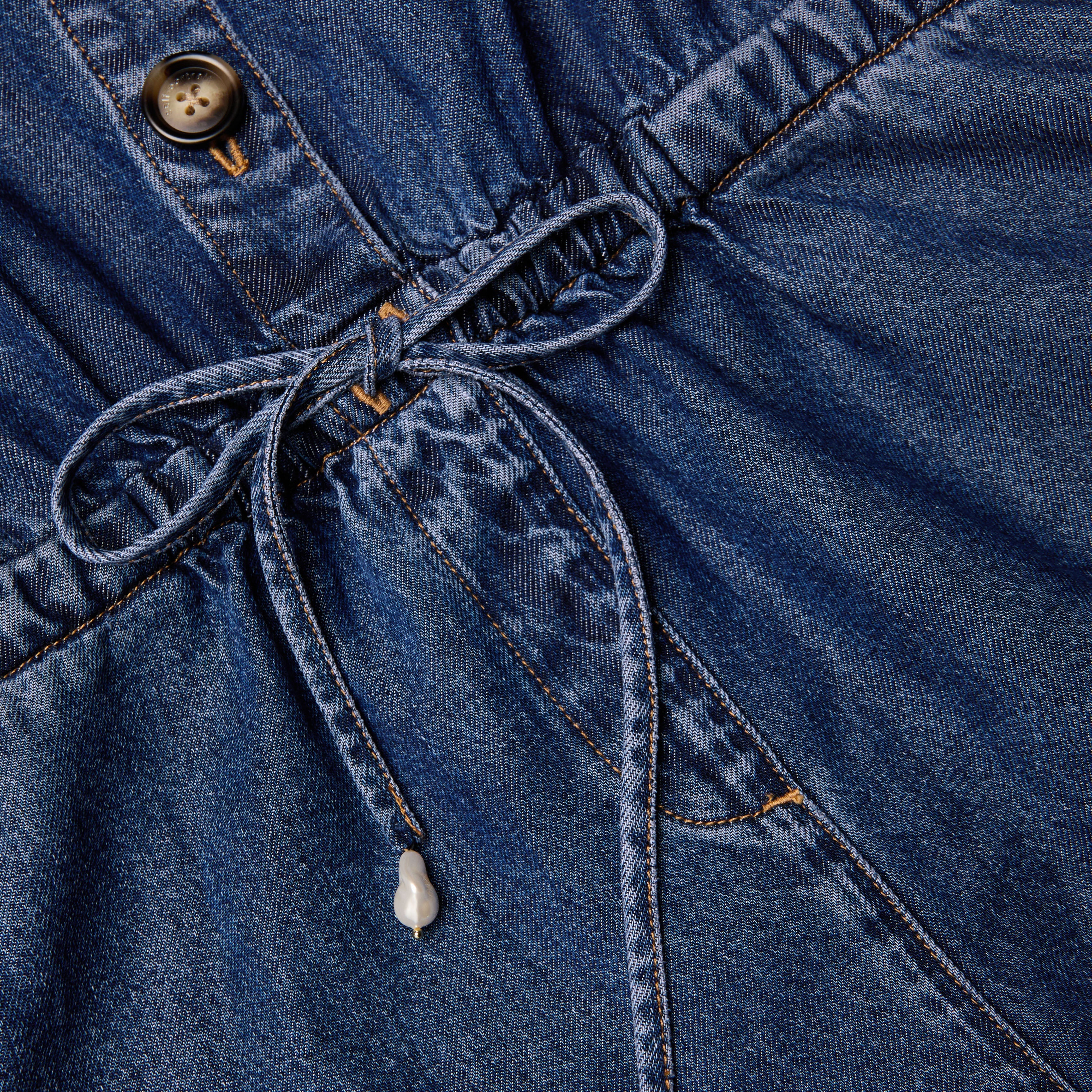 Denim Relaxed Fit Playsuit