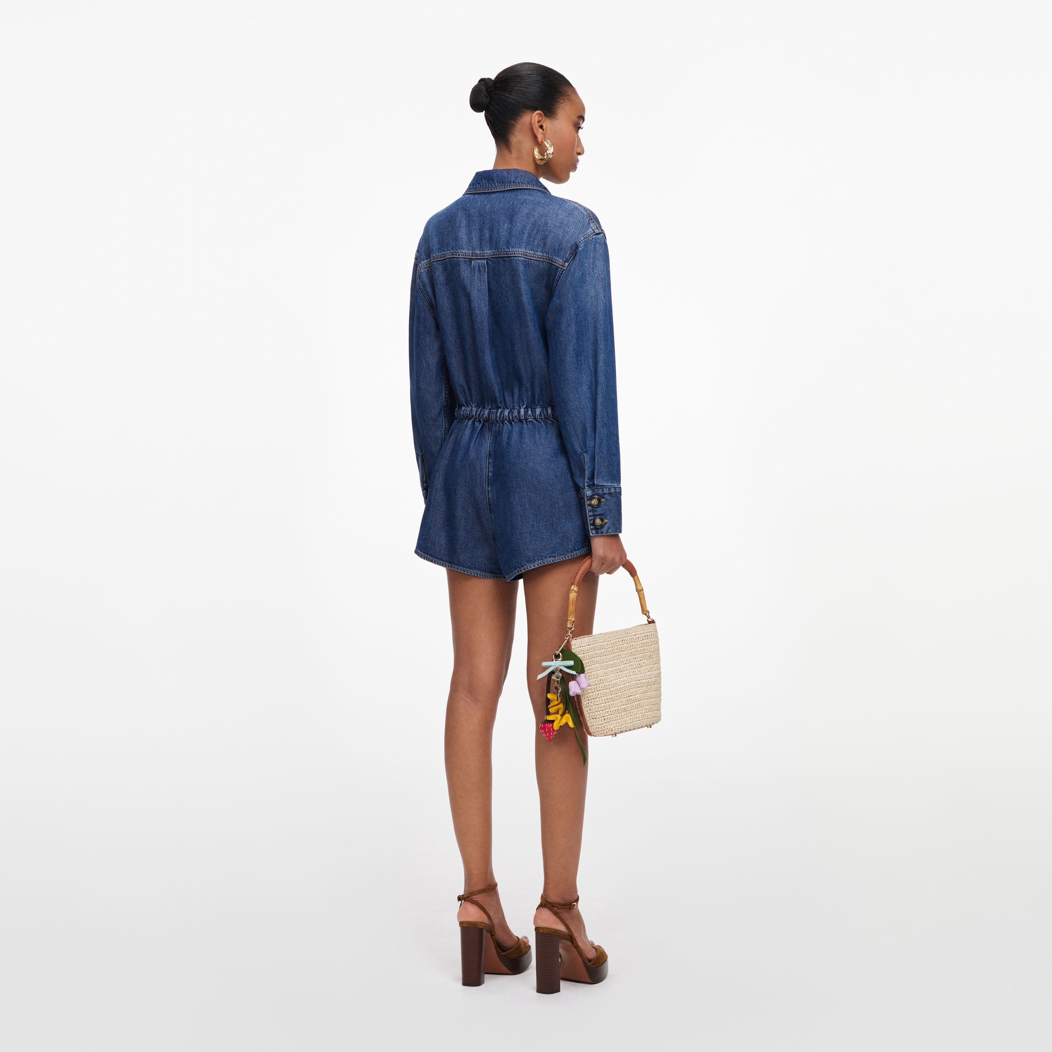 Denim Relaxed Fit Playsuit