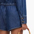 Denim Relaxed Fit Playsuit