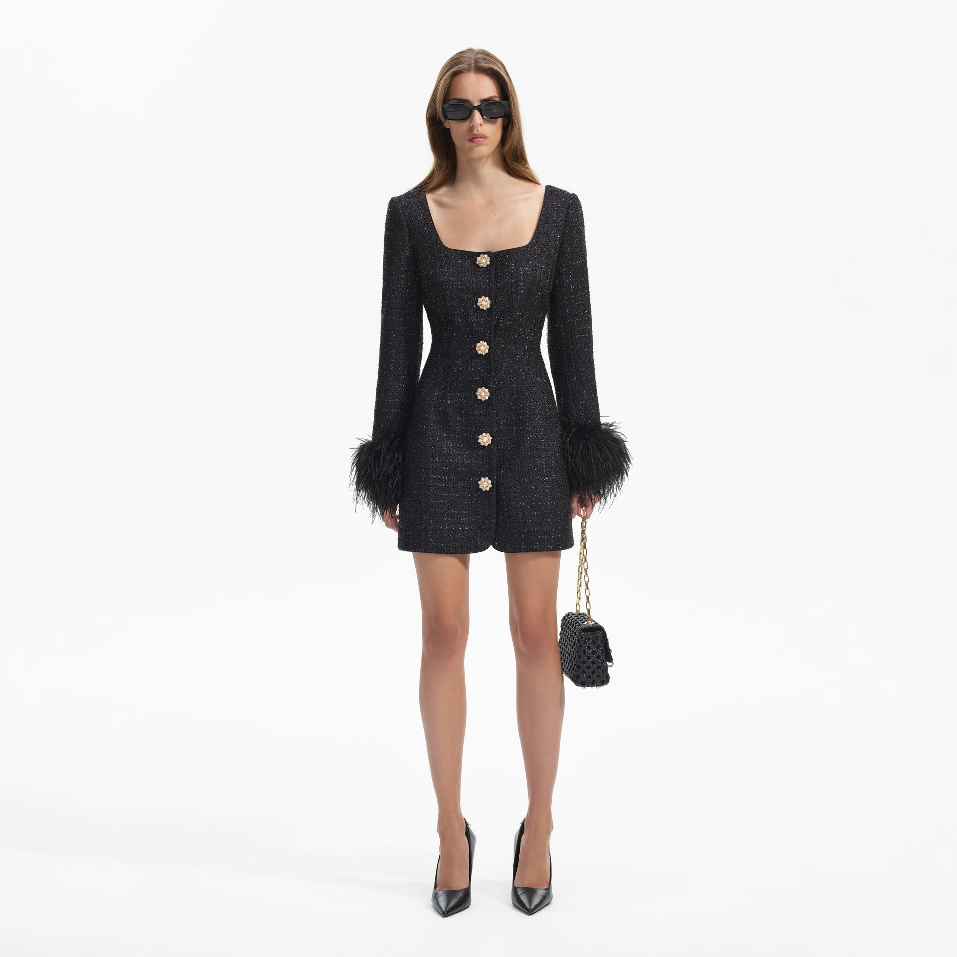 Buy Dressing Paula Button-Up Crepe Dress Online