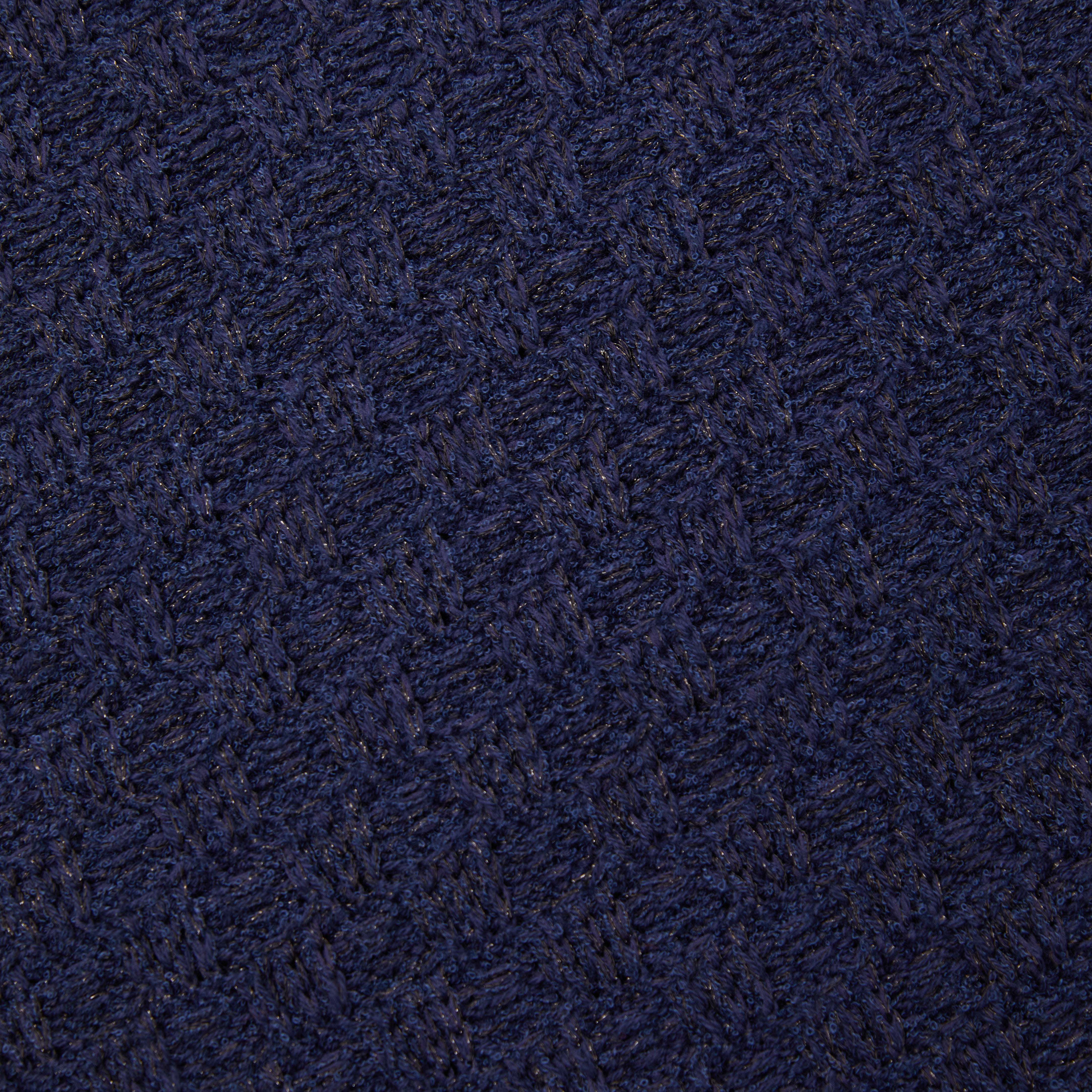 Navy Weave Knit Midi Skirt – self-portrait-US