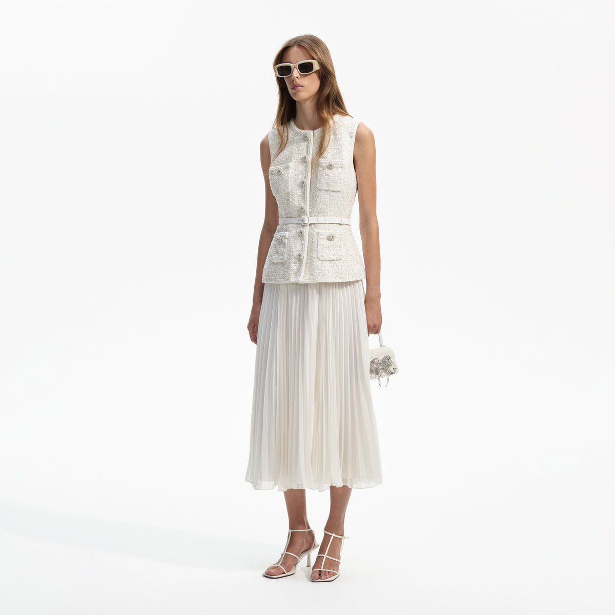 cream sequin boucle tailored mini dress Amazon.com: Self Portrait Women's Cream Sequin Boucle Midi Dress, Cream, Off White, 10 : Clothing, Shoes & Jewelry