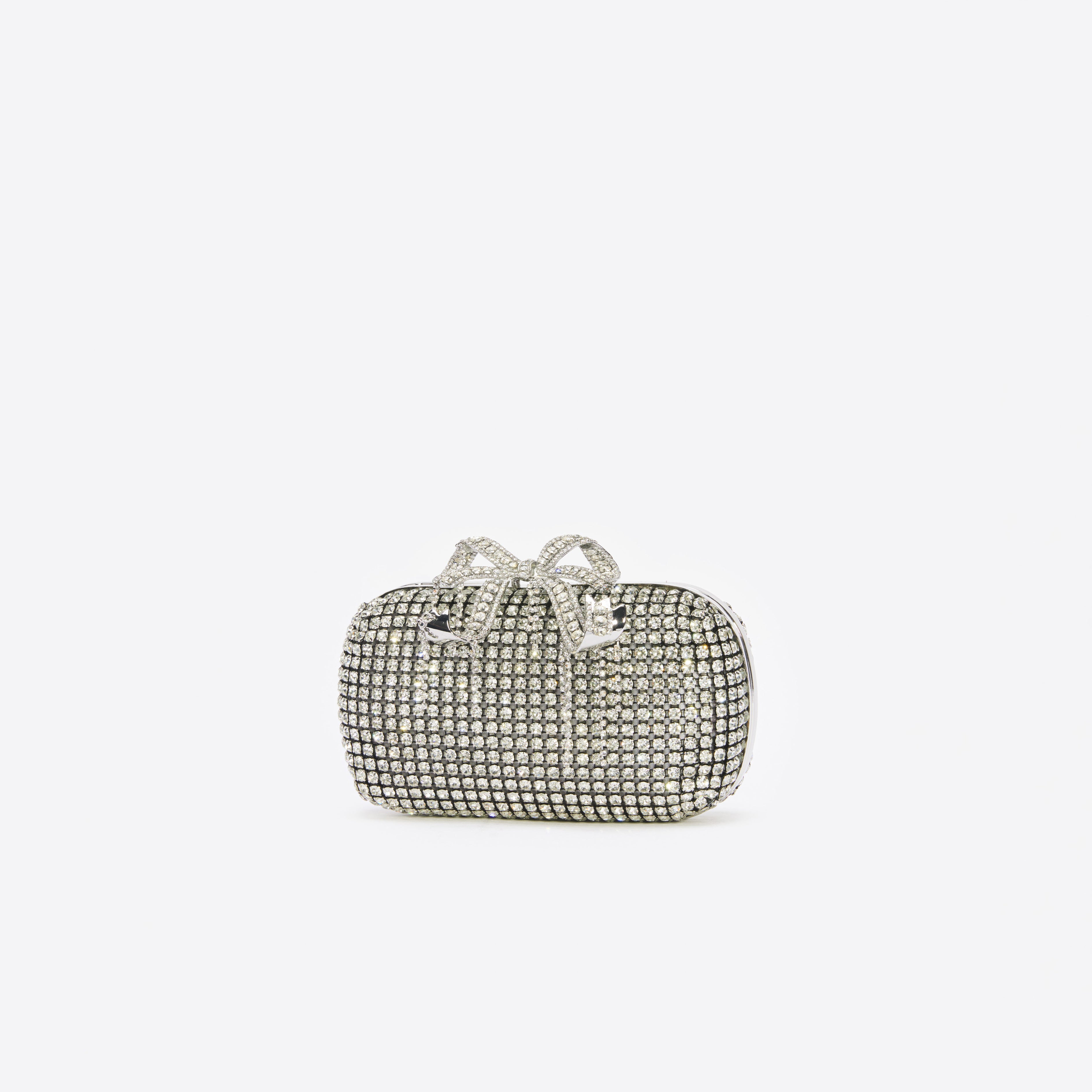 Silver Chainmail Clutch Bag