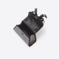 Black Satin Rhinestone Micro Bow Bag