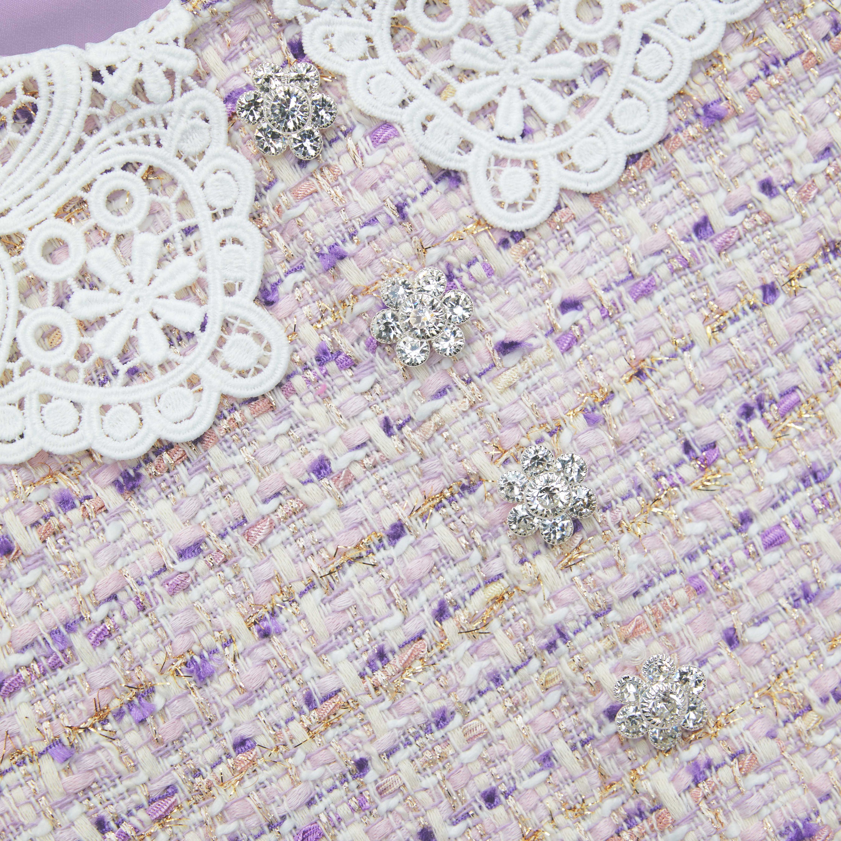 Lilac Boucle Dress