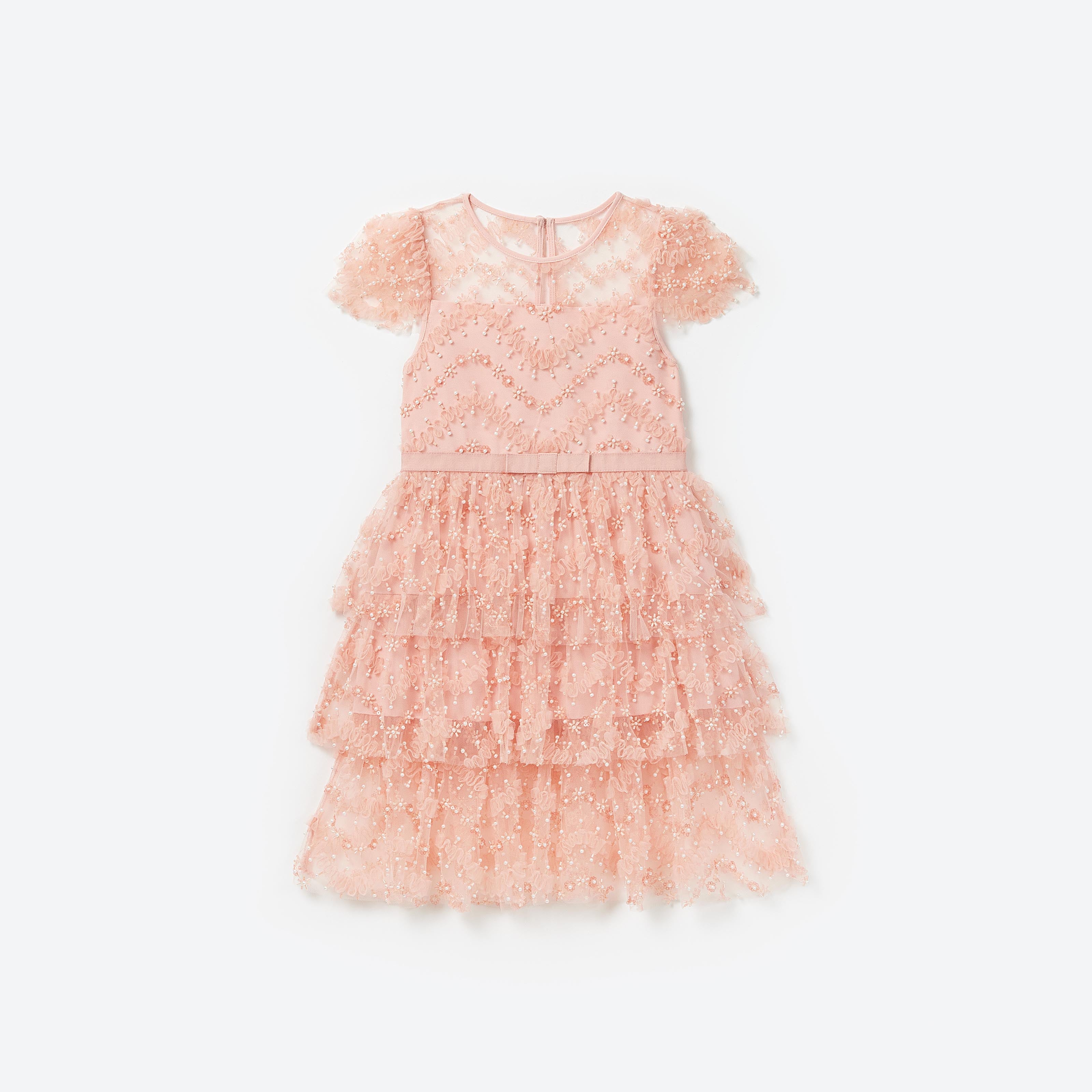 Self portrait tiered sequin dress sales