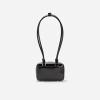 Black Leather Shoulder Bag