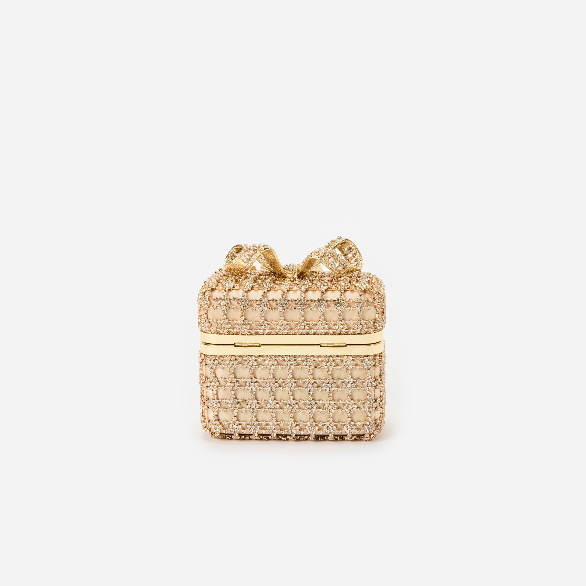 Gold Crystal Vanity Case