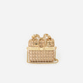 Gold Crystal Vanity Case
