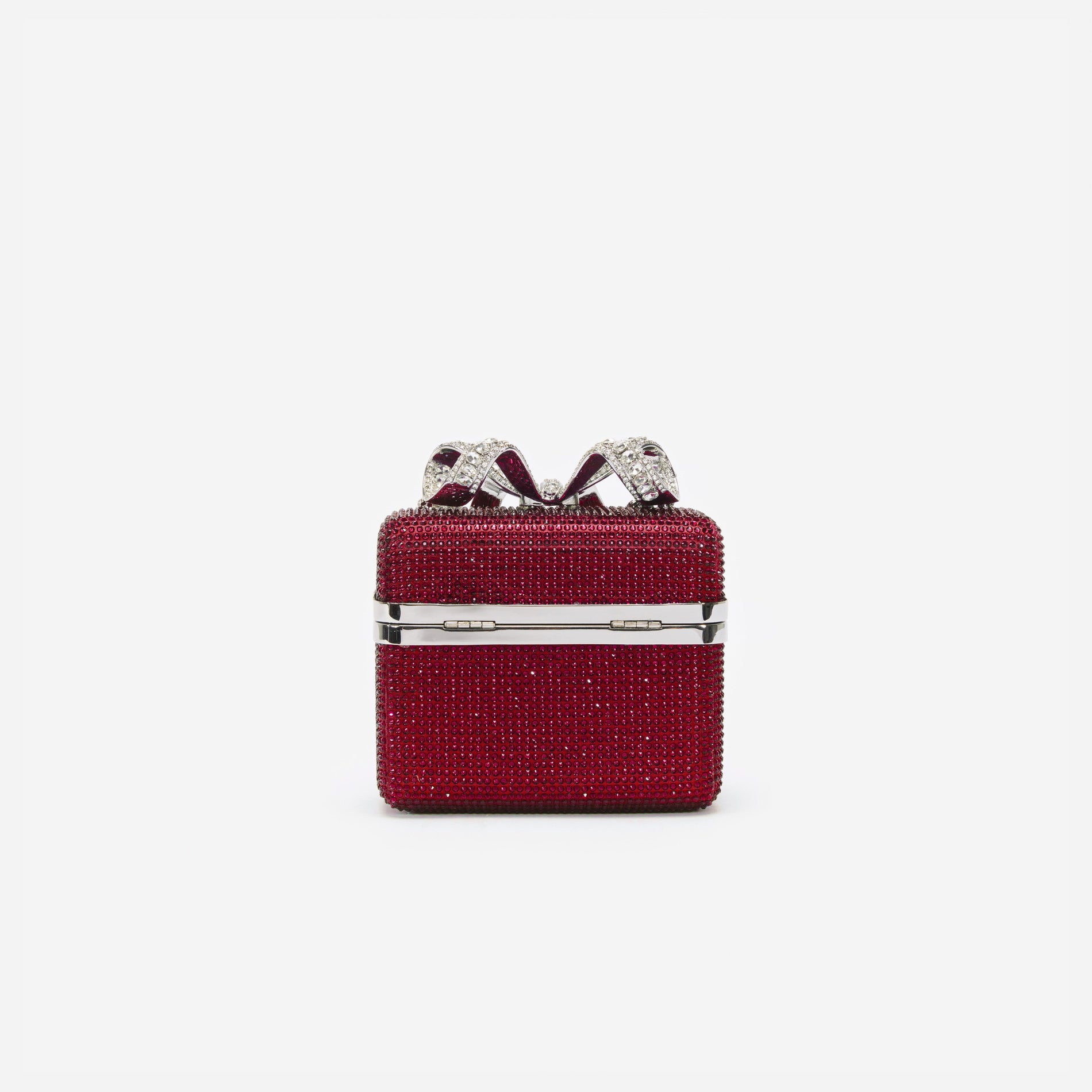 Burgundy Crystal Vanity Case