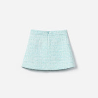 Blue Boucle Skirt