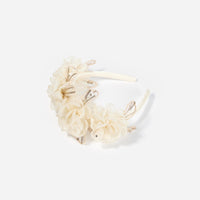 Cream Sequin Tulle Headband