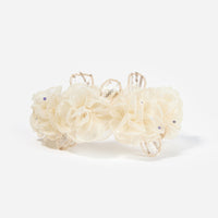 Cream Sequin Tulle Headband