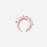 Pink Satin 3D Flower Headband