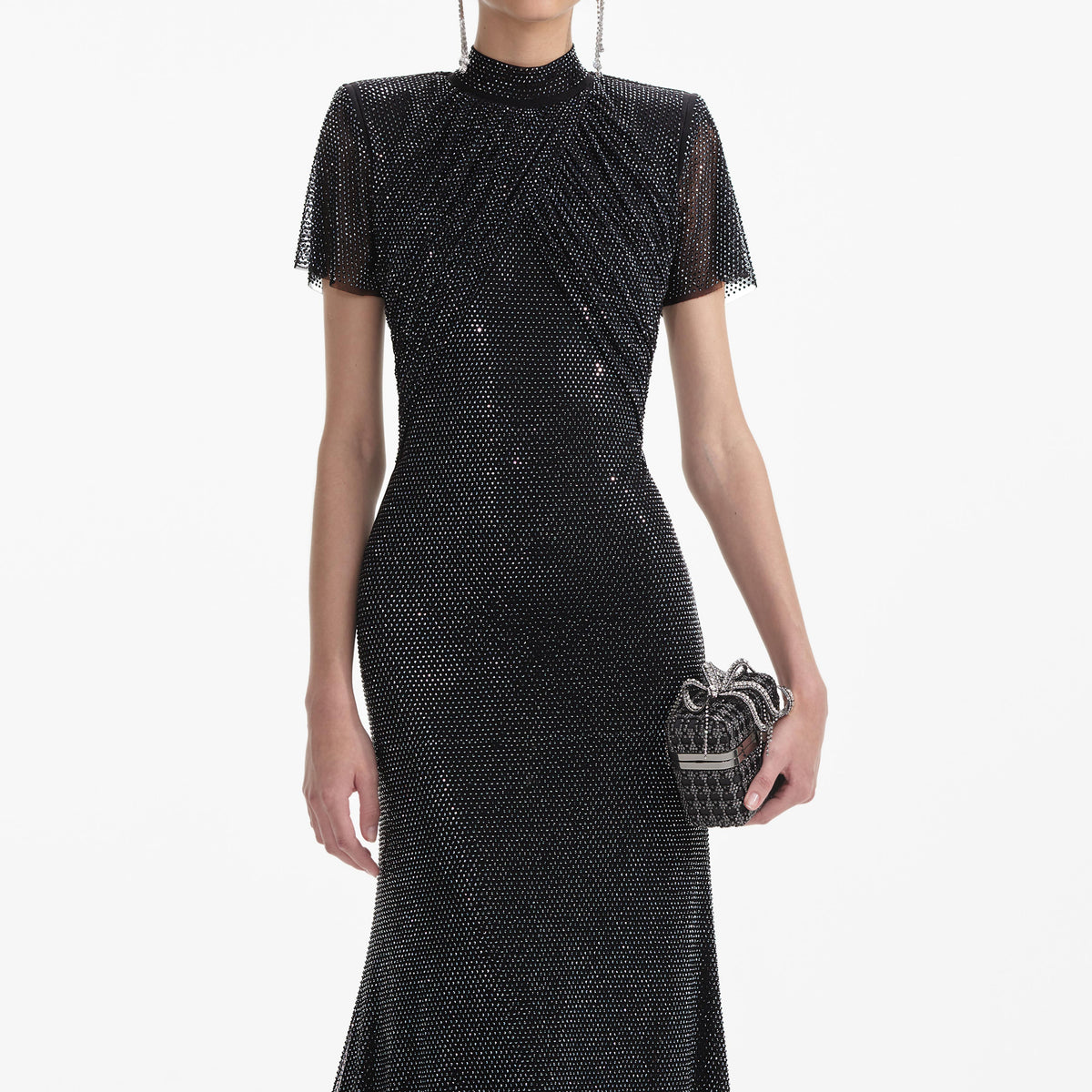 black long sleeve bell sleeve dress Bohemian Lace Bell Sleeve Mini Dress