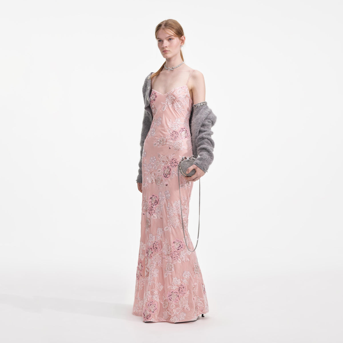 flower white dress Must Be Love Floral Maxi Dress - Blue and White