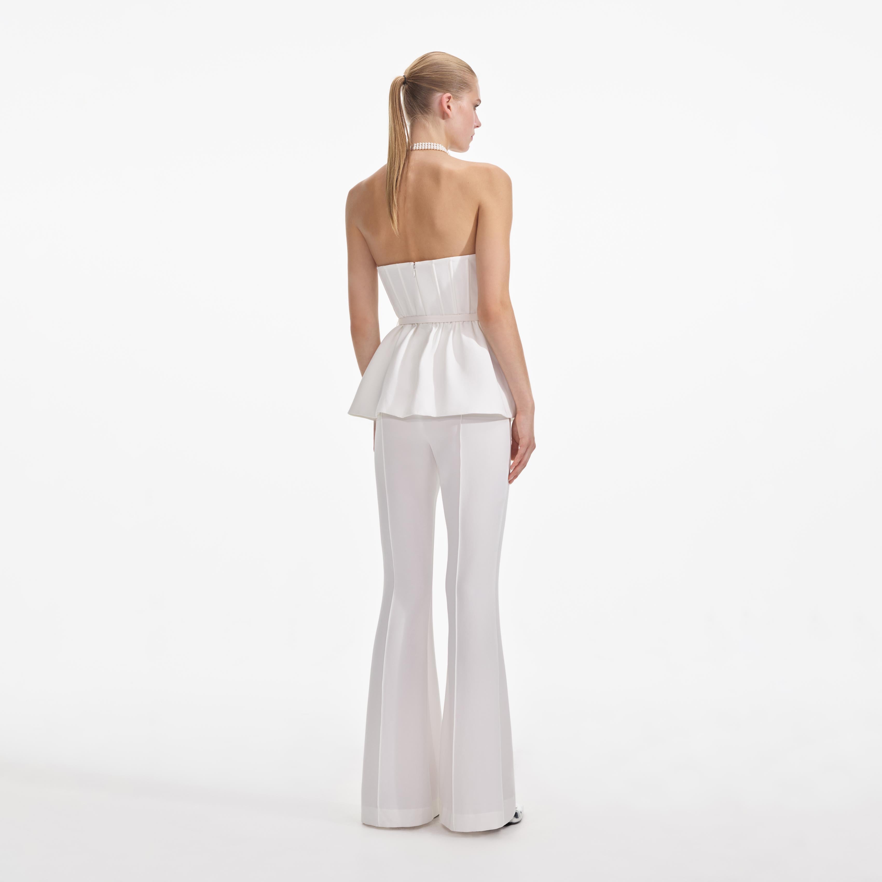 Cream Boucle Bow Detail Maxi Dress – self-portrait-US Cream Boucle Bow Detail Maxi Dress – self-portrait-US