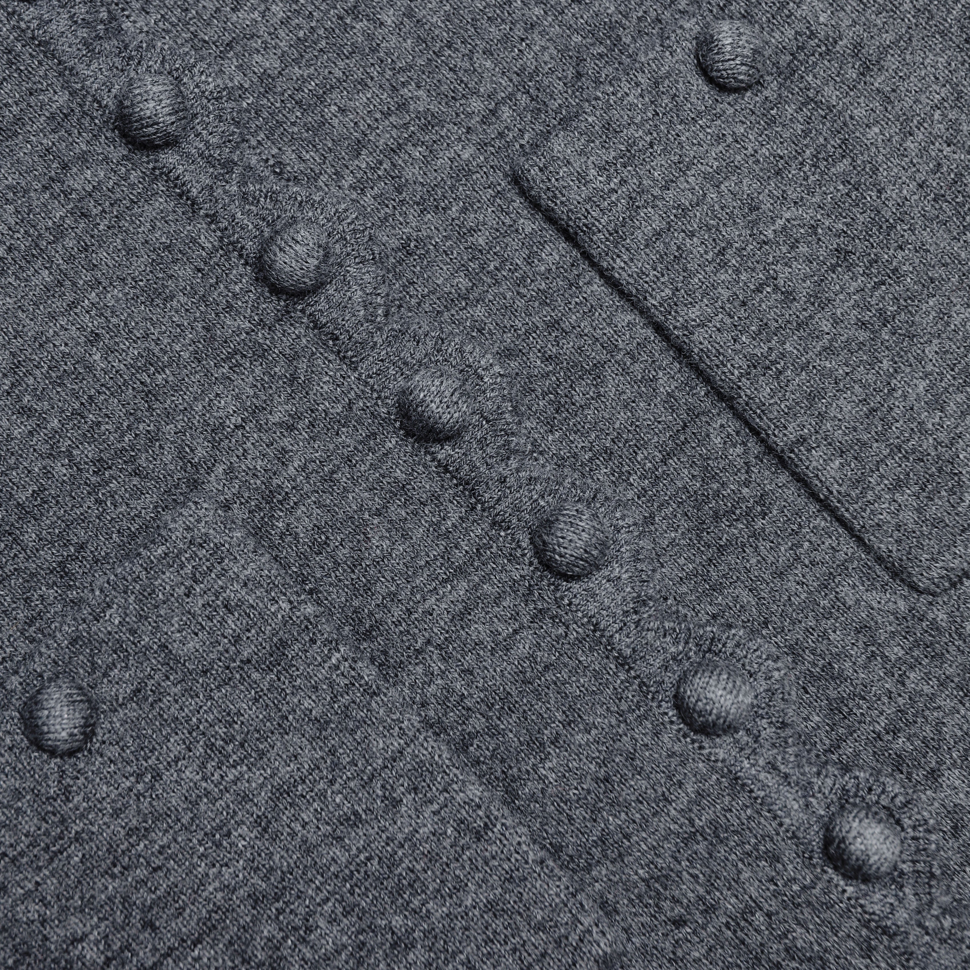 Grey Knit Playsuit Mini Dress