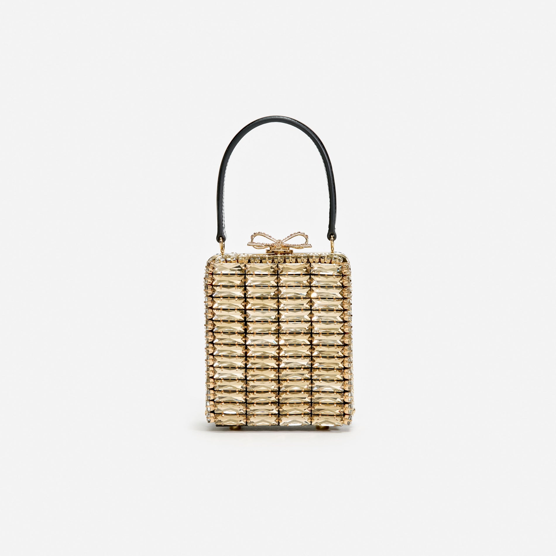 Gold Crystal Micro Bag