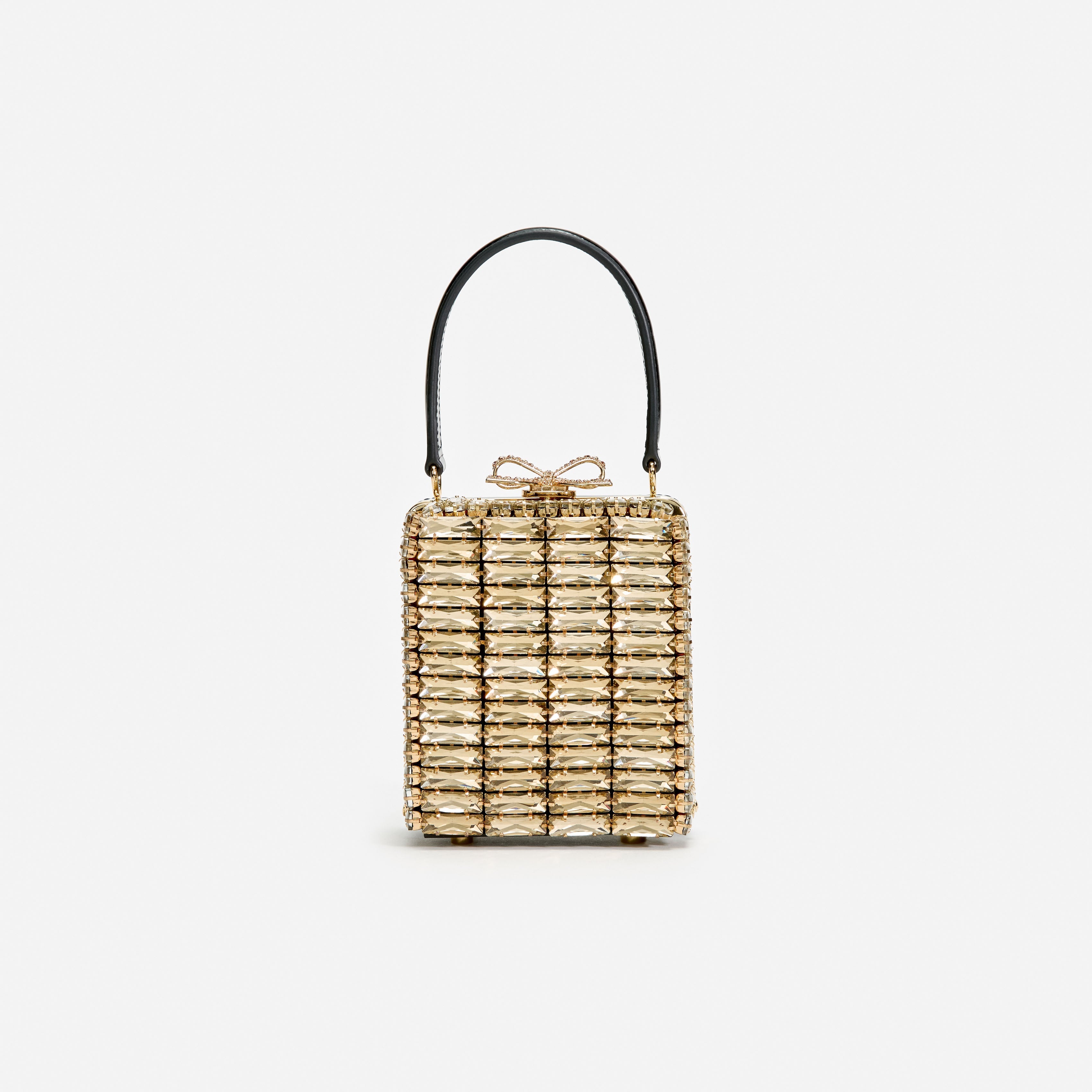 Gold Crystal Micro Bag