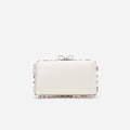 Multi Crystal Embellished Clutch Bag