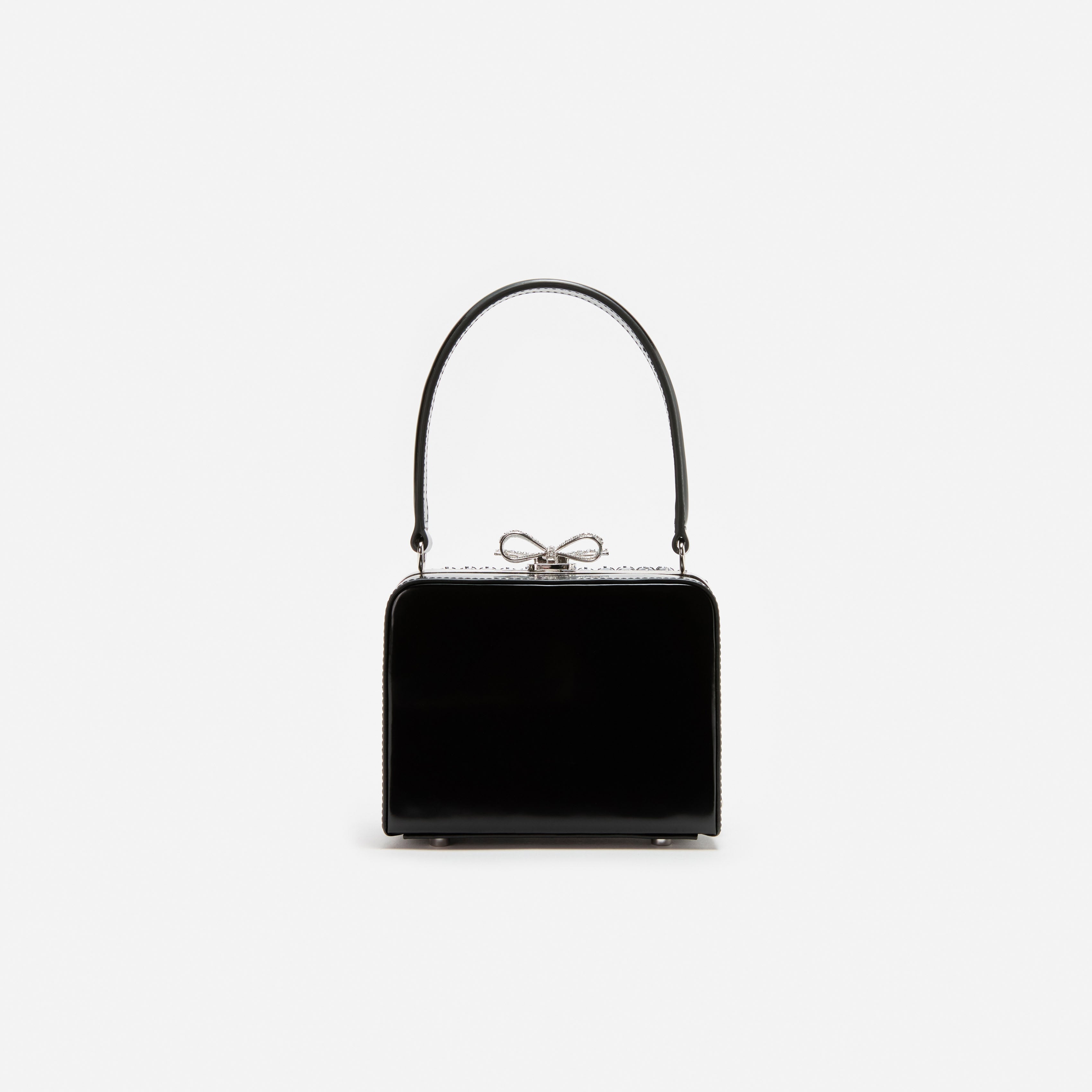 Navy Crystal Micro Bag