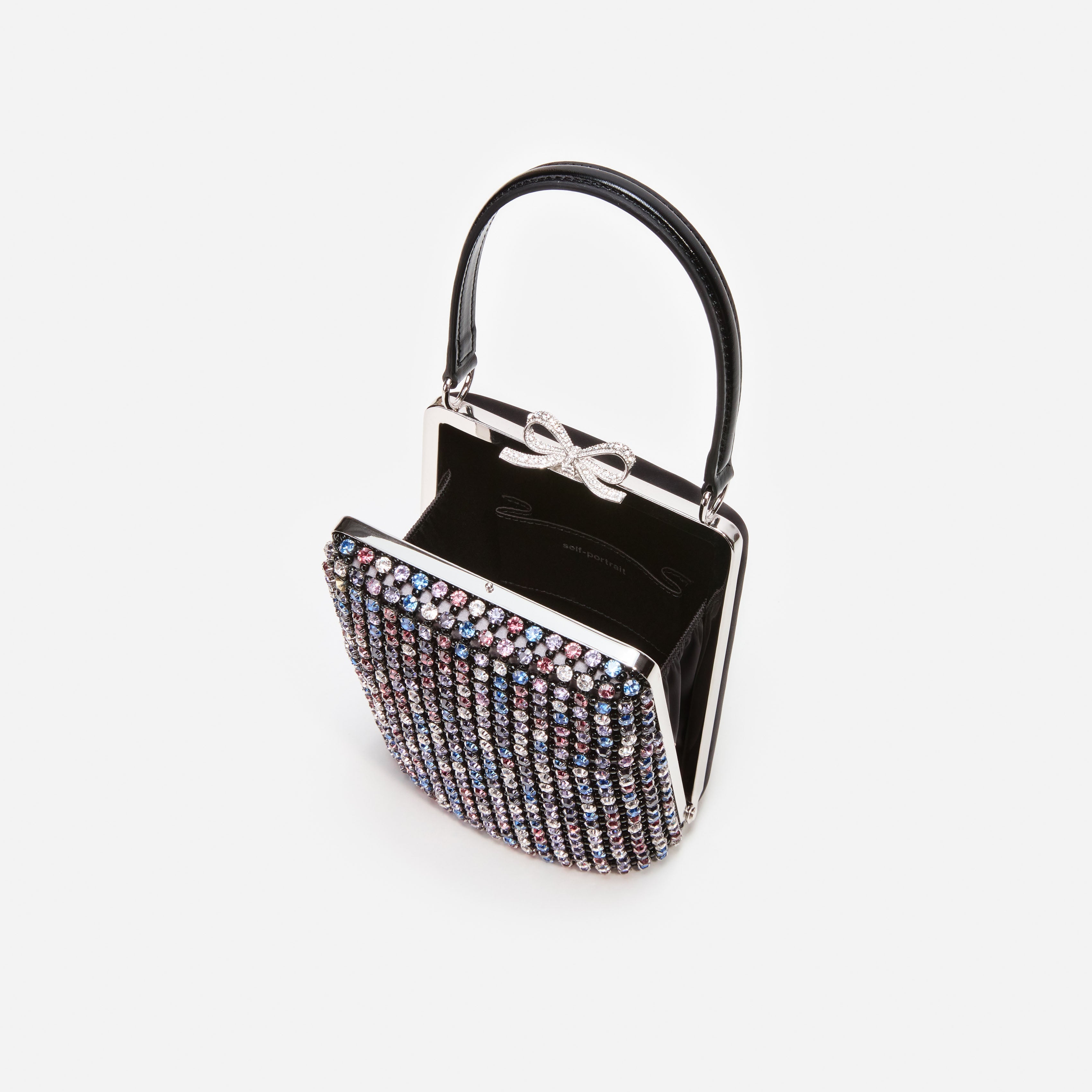 Multi Crystal Mini Bag – self-portrait-US
