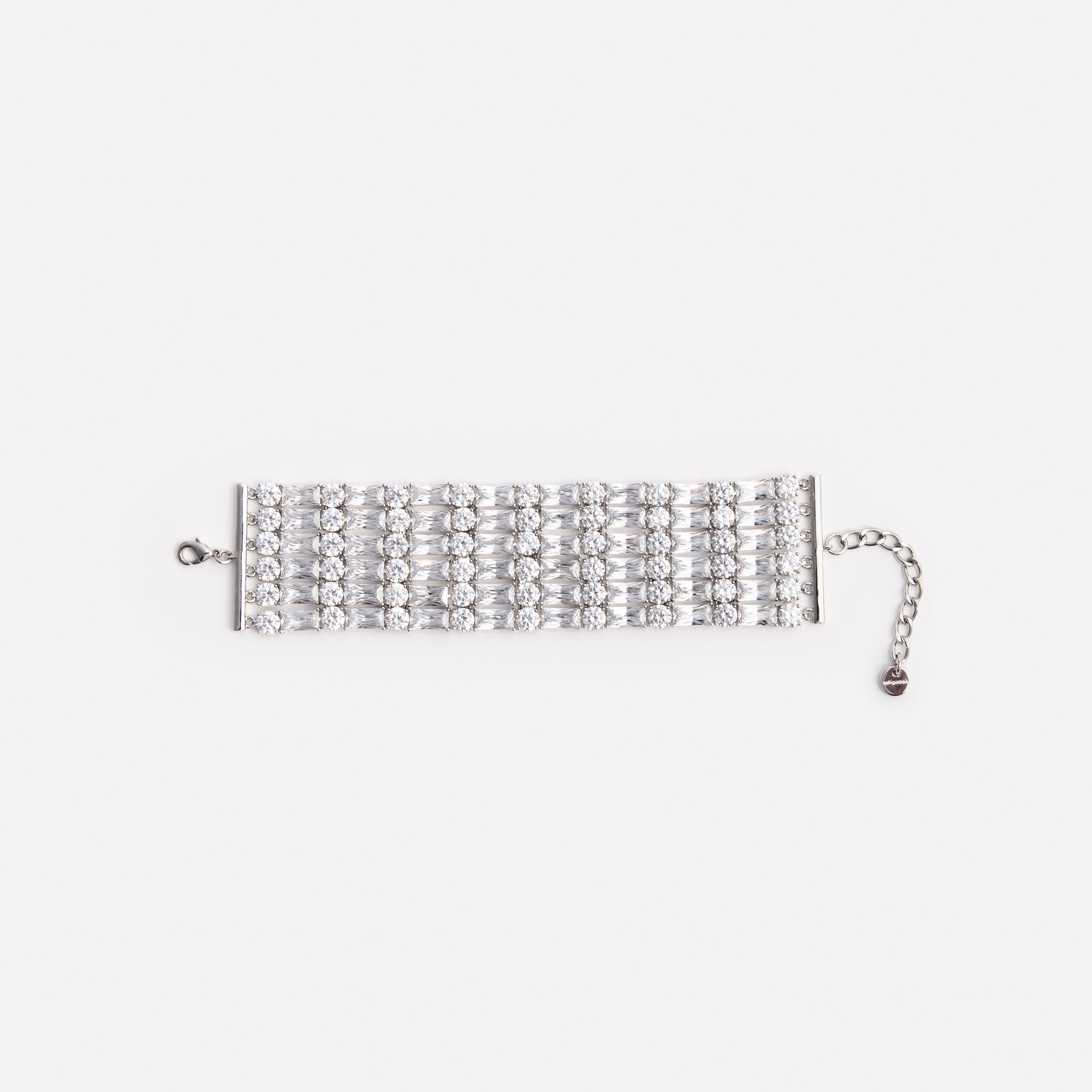 Silver Crystal Bracelet