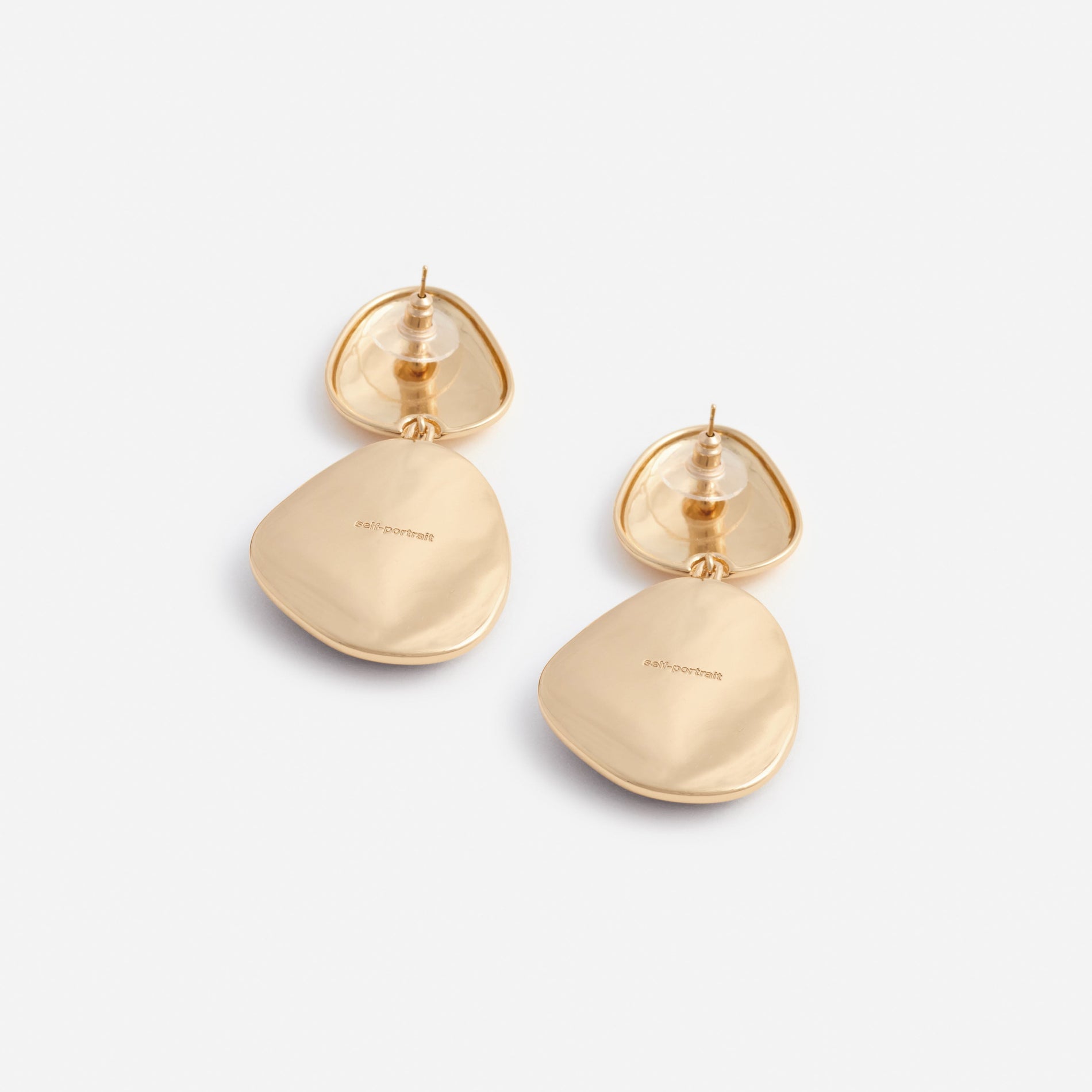 Gold Tiger Eye Tiered Earrings